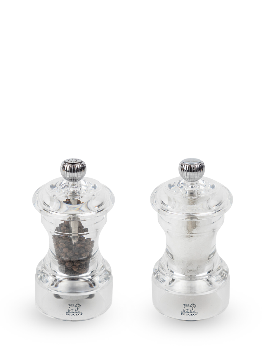 Peugeot Bistro Salt/Pepper Mill Duo in Acrylic, 10cm