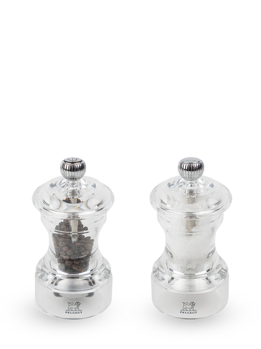 Peugeot Bistro Salt/Pepper Mill Duo in Acrylic, 10cm
