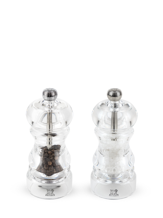 Peugeot Nancy Salt & Pepper Mills Duo in Acrylic, 12cm