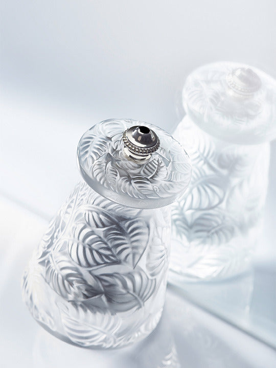 Peugeot Lalique Salt & Pepper Mills Duo, 9cm