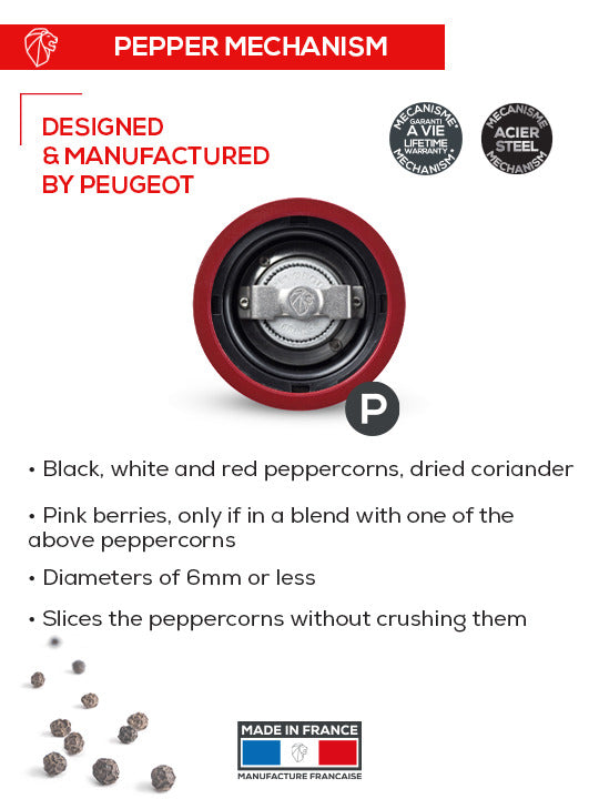 Peugeot Line Electric Pepper Mill, 15cm