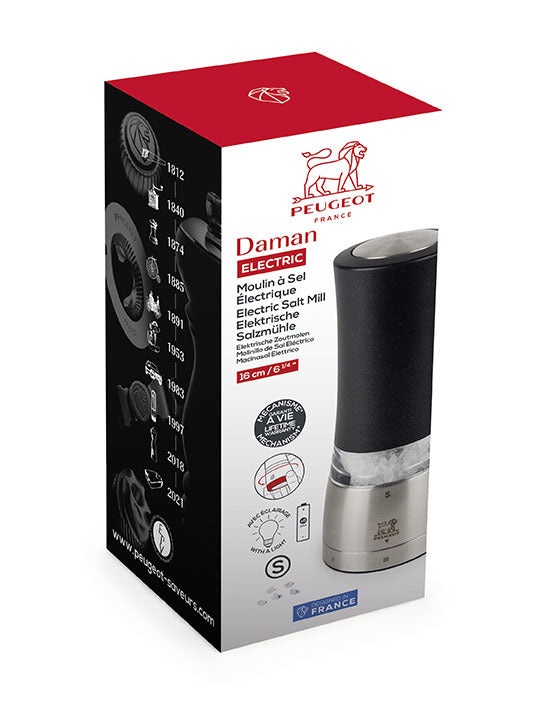 Peugeot Daman Z Electric u'Select Salt Mill, 16cm