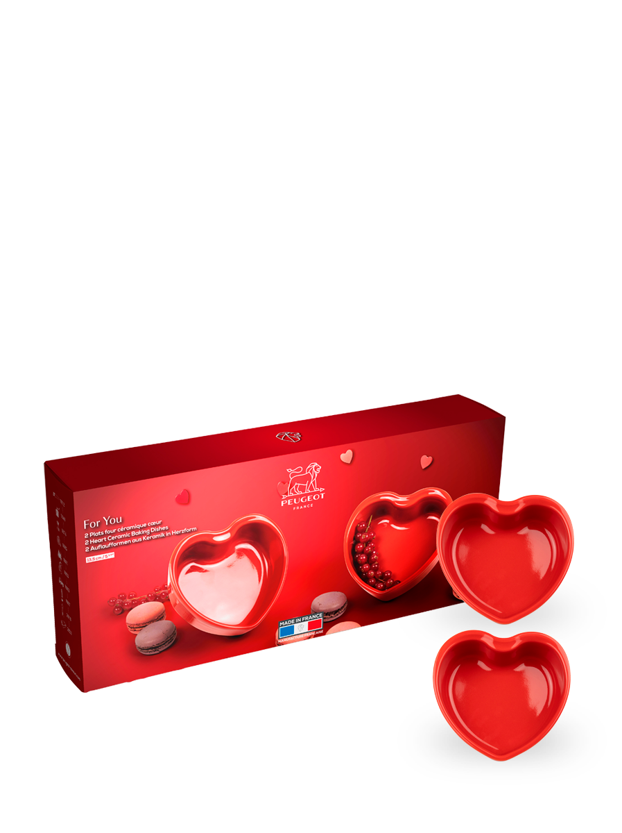 Peugeot Appolia Heart Ramekins Duo, 13.5cm