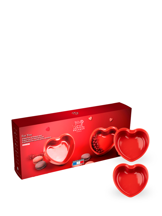 Peugeot Appolia Heart Ramekins Duo, 13.5cm