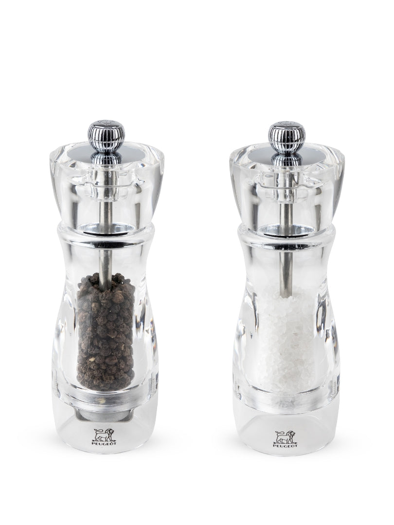 Peugeot Vittel Salt/Pepper Mill Bundle Duo in Acrylic, 16 cm