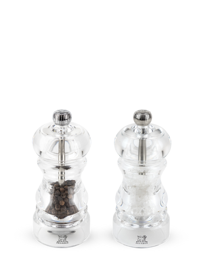 Peugeot Nancy Salt & Pepper Mills Duo in Acrylic, 12cm