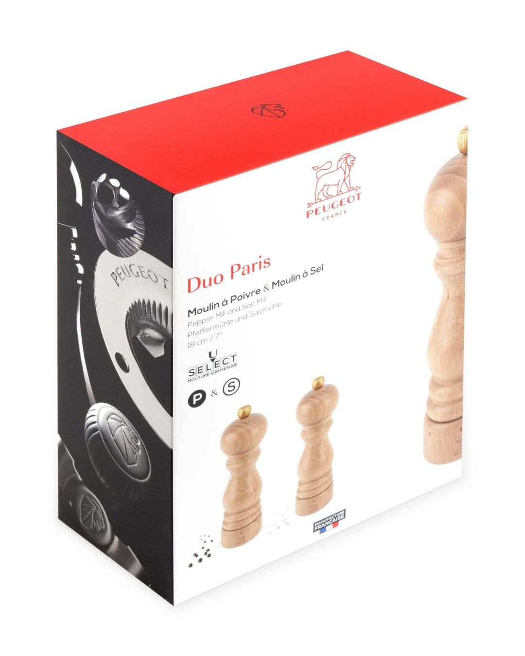 Peugeot Paris u'Select Salt & Pepper Mills Duo, 18cm