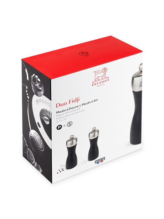 Peugeot Fidji Salt & Pepper Mill Duo, 15 cm