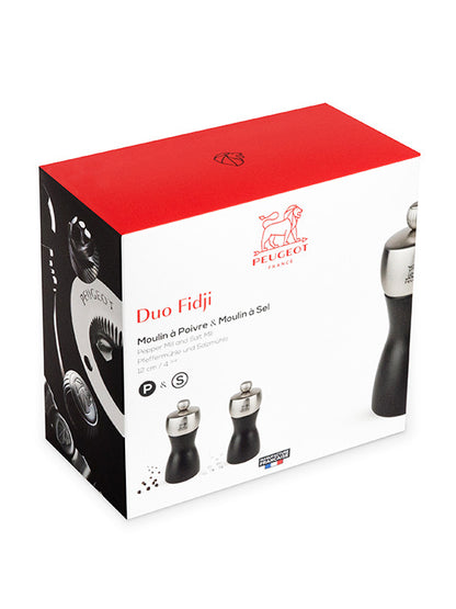 Peugeot Fidji Salt & Pepper Mills Duo, 12 cm