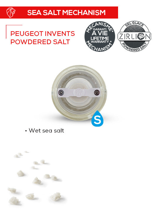 Peugeot Oslo Wet Salt Mill, 14cm