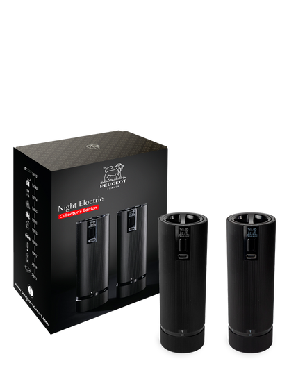 Peugeot Line Night Electric Z u'Select Salt & Pepper Mill Gift Set, 15cm
