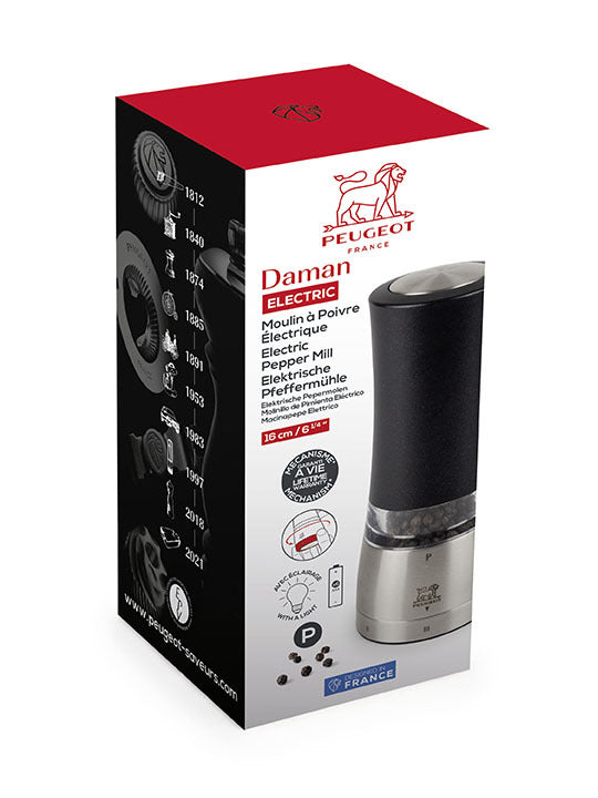 Peugeot Daman Electric u'Select Pepper Mill, 16cm