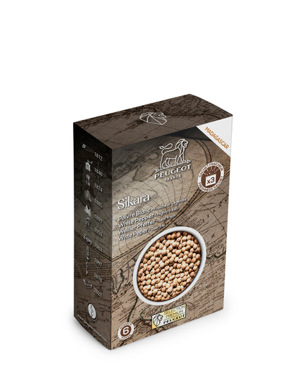Pack Of 3 Premium Sachets Sikara White Pepper 60G