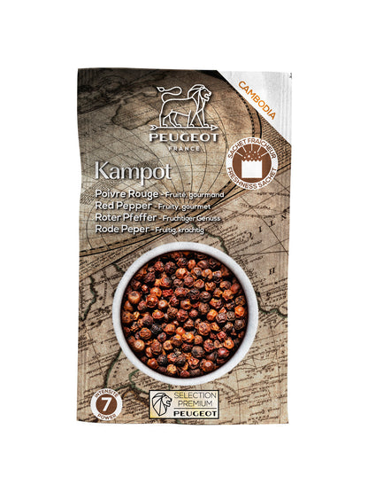 Pack Of 3 Premium Sachets Kampot Red Pepper 60G