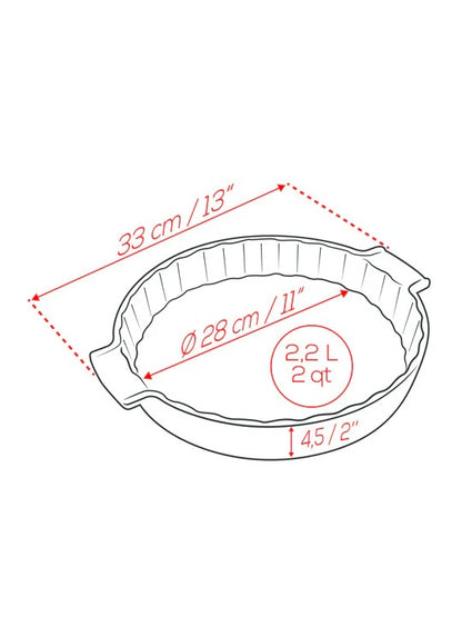 Appolia Meat Pie Dish, 28cm