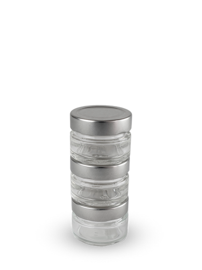 Maestro Pepper Mill Interchangeable Glass Jar, Pack of 3