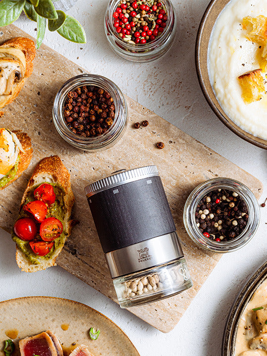 Maestro Pepper Mill Interchangeable Glass Jar, Pack of 3