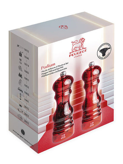 Podium Duo of Pepper and Salt Mills, 18 cm