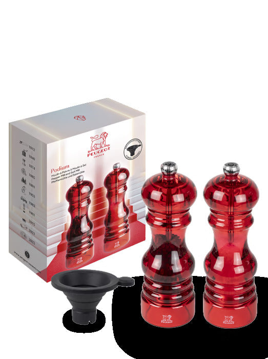 Podium Duo of Pepper and Salt Mills, 18 cm