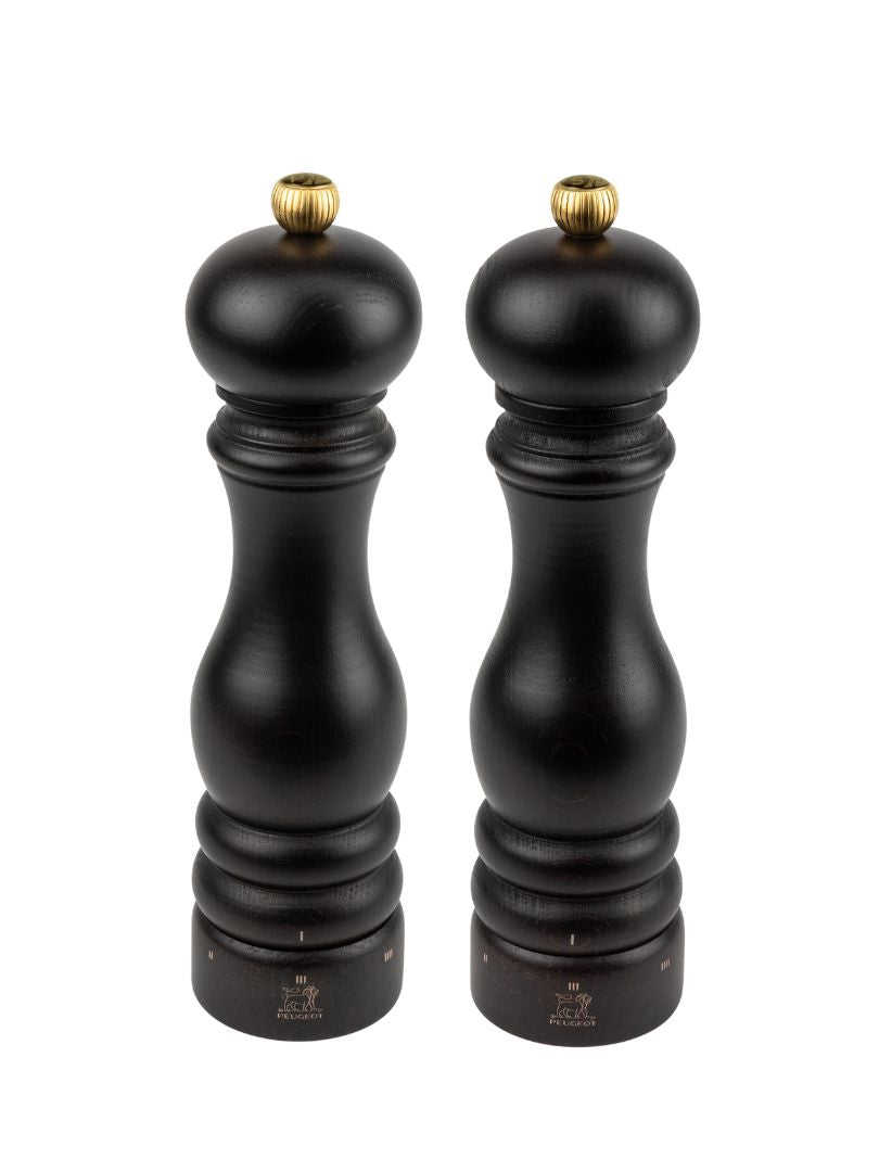 Peugeot Paris Salt & Pepper u'Select Mill Duo in Chocolate Finish, 22cm