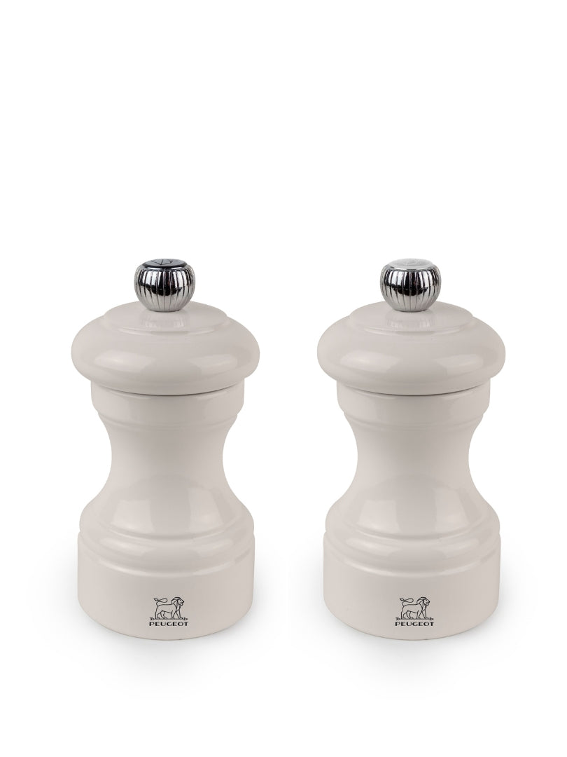 Peugeot Bistro Salt/Pepper Mill Bundle Duo in Ivory, 10 cm