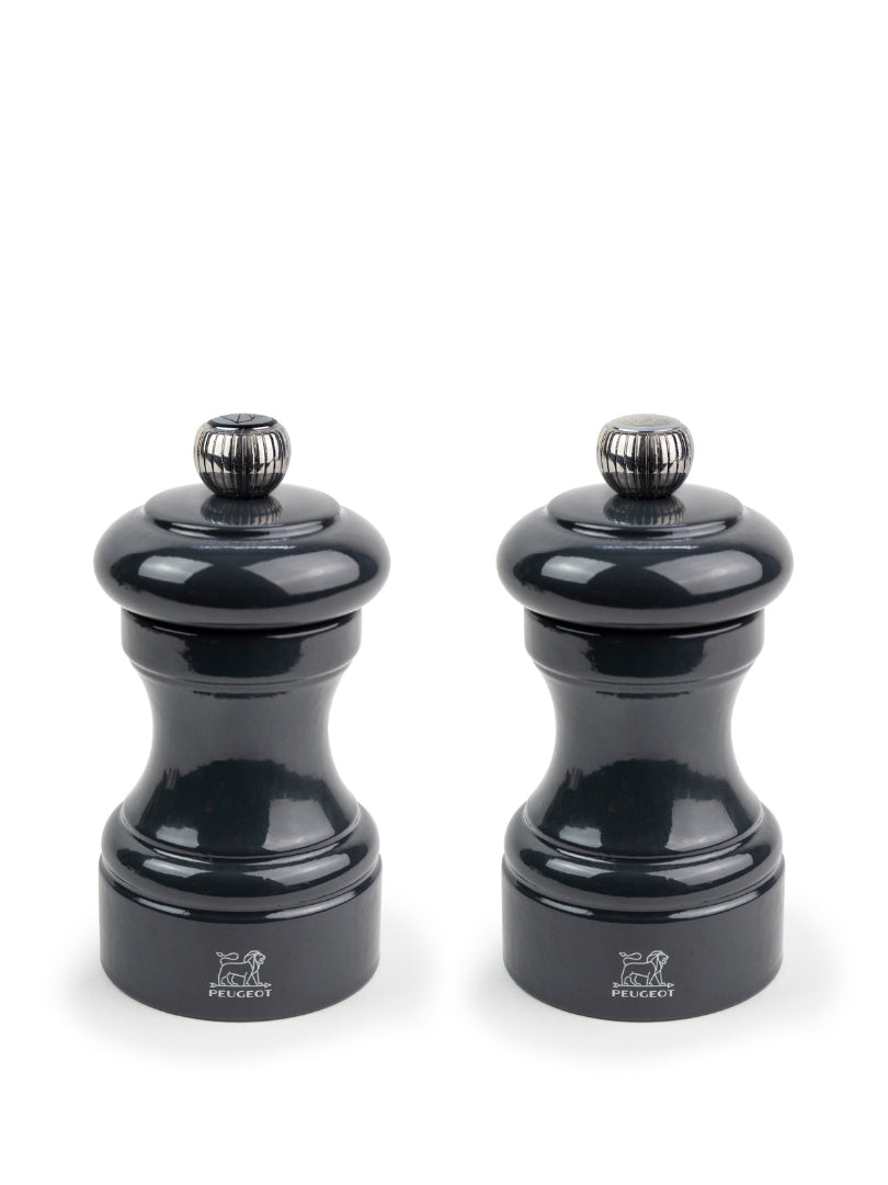 Peugeot Bistro Salt/Pepper Mill Bundle Duo in Slate, 10 cm