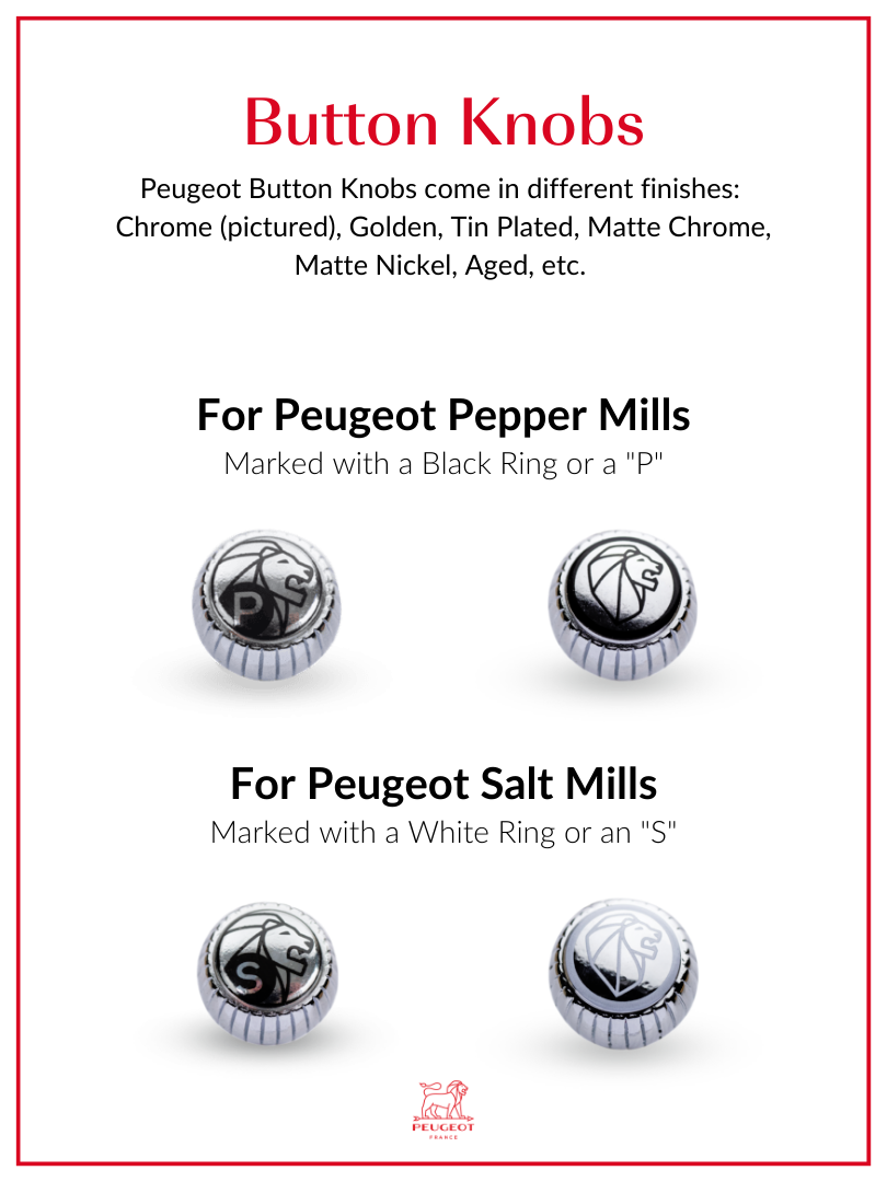 Peugeot Paris u'Select Salt/Pepper Mill Bundle Duo in Gloss Black & White, 40 cm & 30 cm
