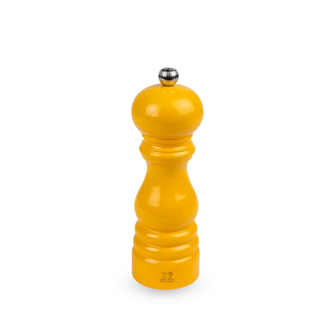 Peugeot Paris Pepper Mill in Saffron Yellow, 18 cm