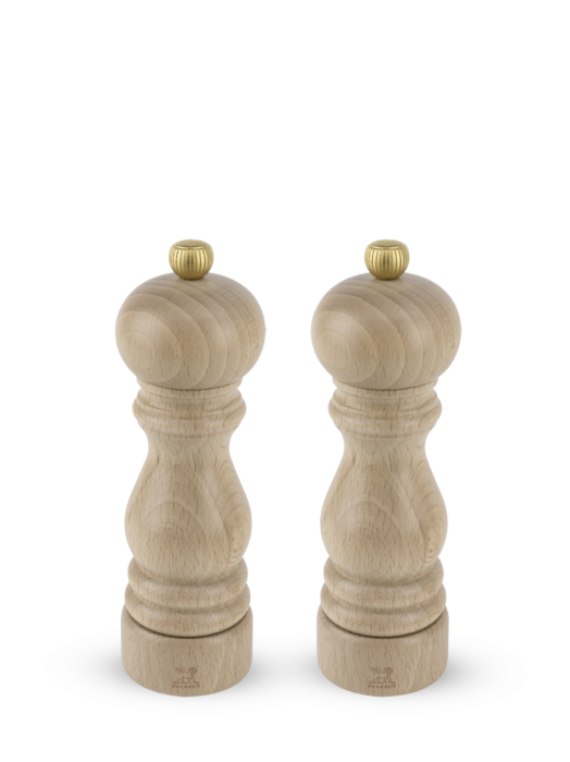 Peugeot Paris Salt/Pepper u'Select Mill Duo in natural wood, 18 cm