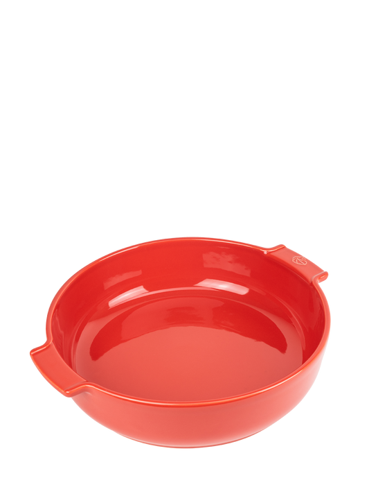 Peugeot Appolia Ceramic Round Baker 34 cm in Red
