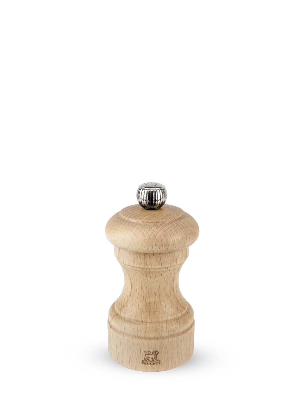 Peugeot Bistro Pepper Mill in natural wood, 10 cm