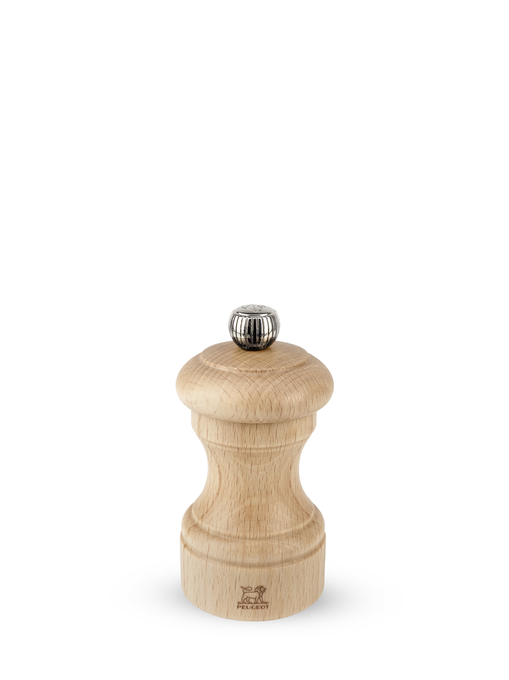 Peugeot Bistro Salt Mill in natural wood, 10 cm