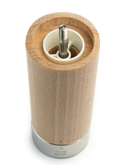 Peugeot Isen u'Select Salt Mill with Crank Handle in natural wood, 18 cm