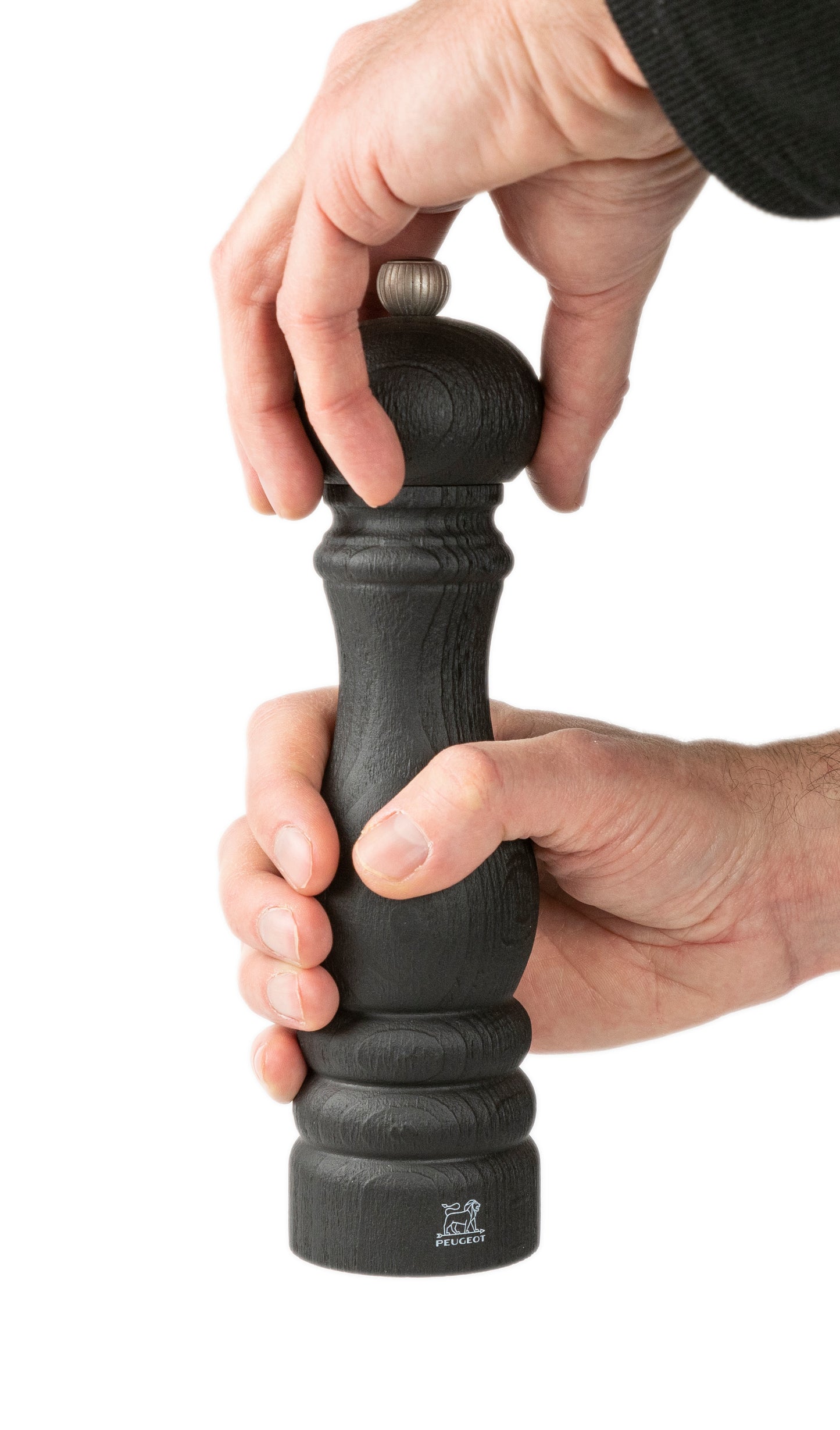 Peugeot Paris Nature Pepper Mill in Black Finish, 22 cm