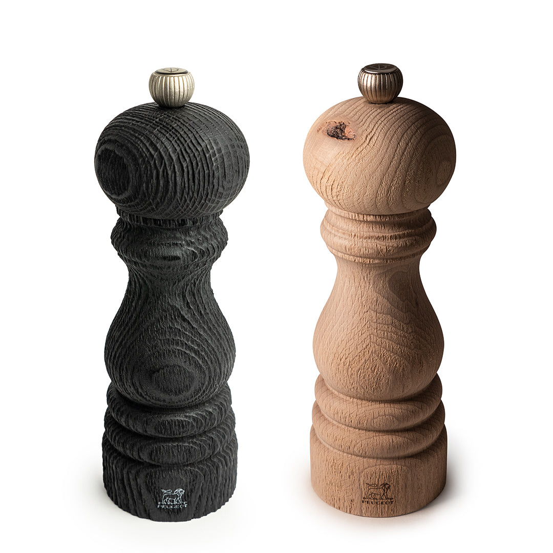 Peugeot 100% Nature Paris Salt/Pepper Manual Mill Duo in Nature & Nature Black